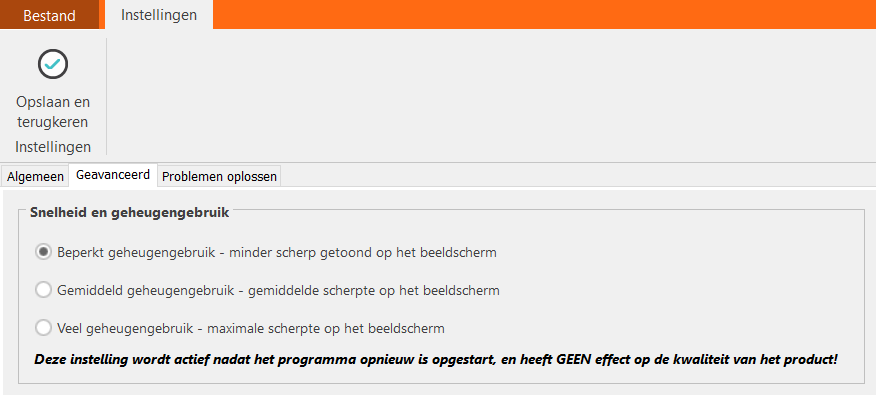 Windows editor slow FAQ NL.png